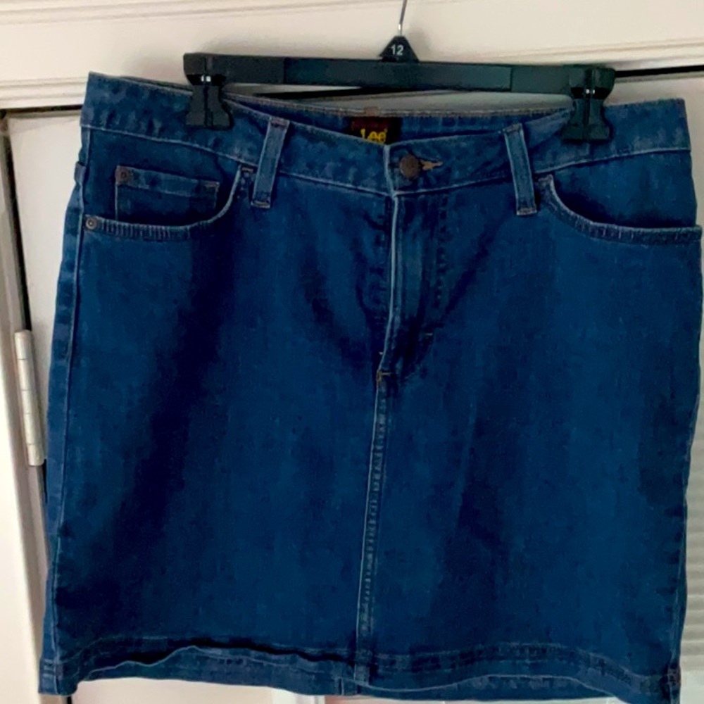Denim Skort